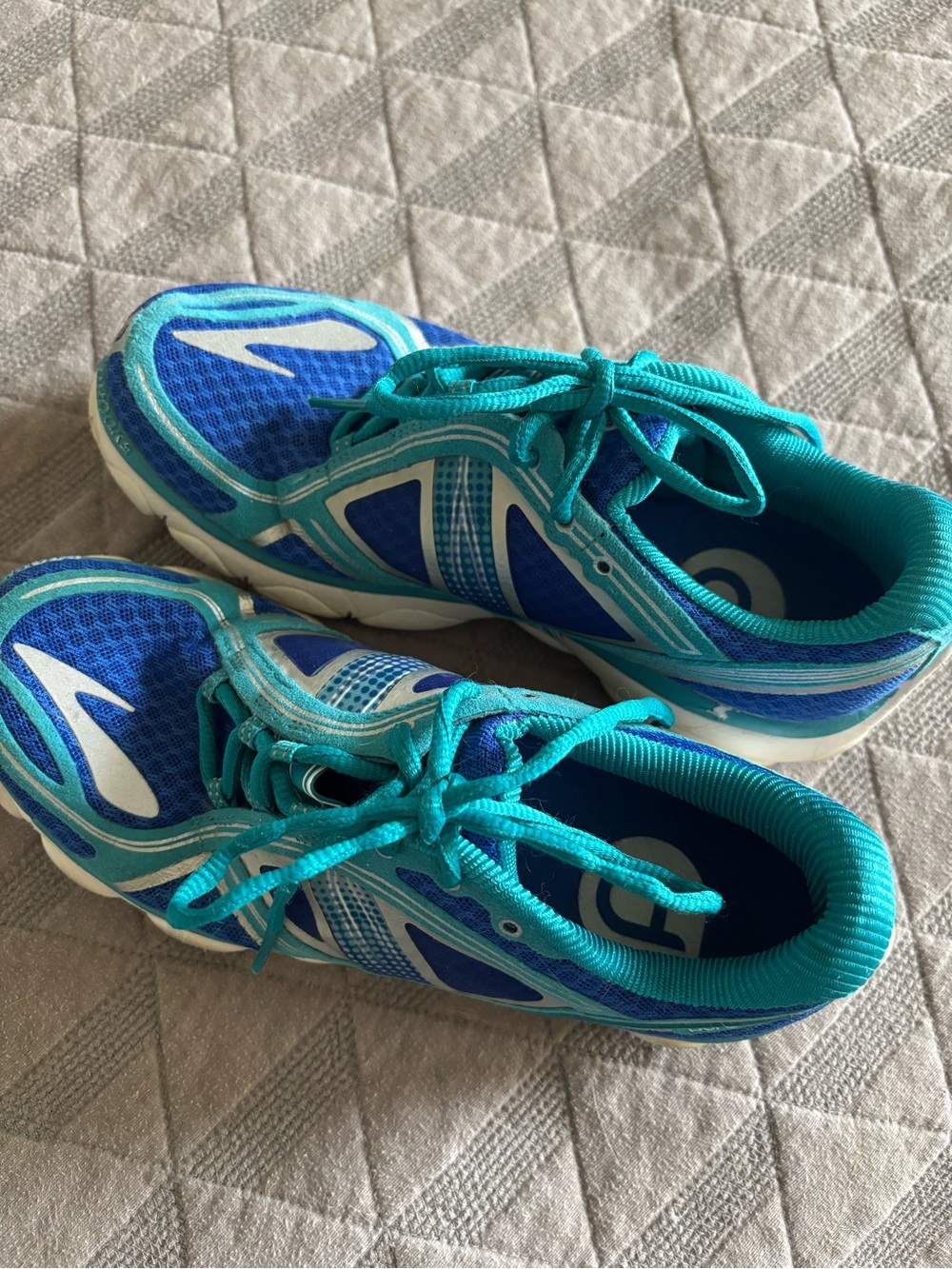 Brooks PureFlow 3 Women's Running Shoes Size 7 Blue Teal Excellent Cond